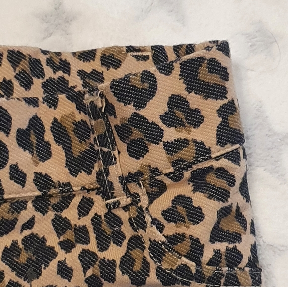 Size 4 H+T leopard / animal print Jeggings - Picture 4 of 6
